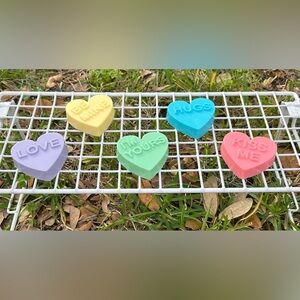 5 Bars of Heart Shape Vanilla Kiss Goat’s Milk Soap